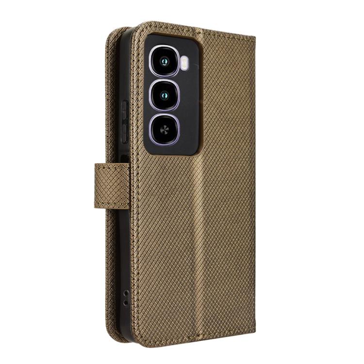 For itel City 100 4G Diamond Texture Leather Phone Case