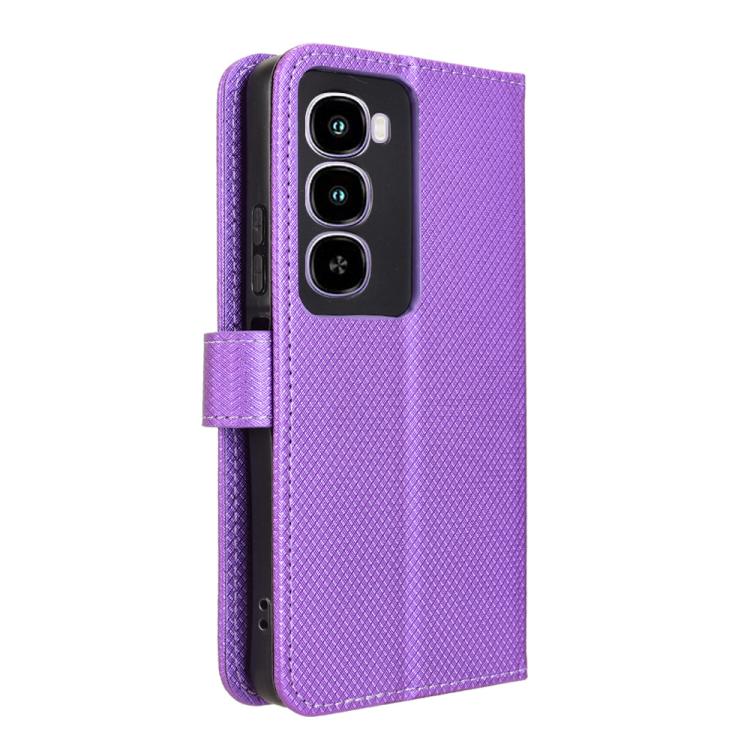 For itel City 100 4G Diamond Texture Leather Phone Case