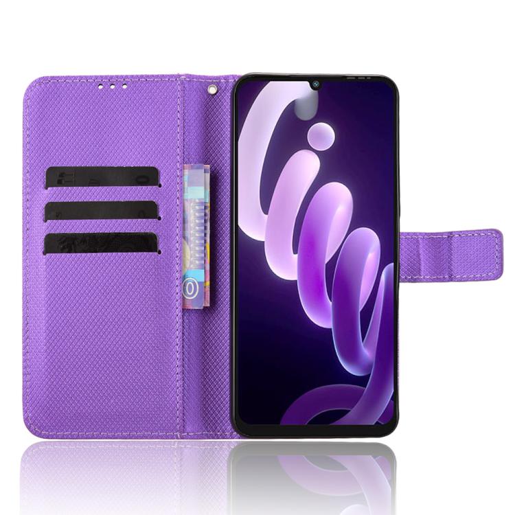 For itel City 100 4G Diamond Texture Leather Phone Case