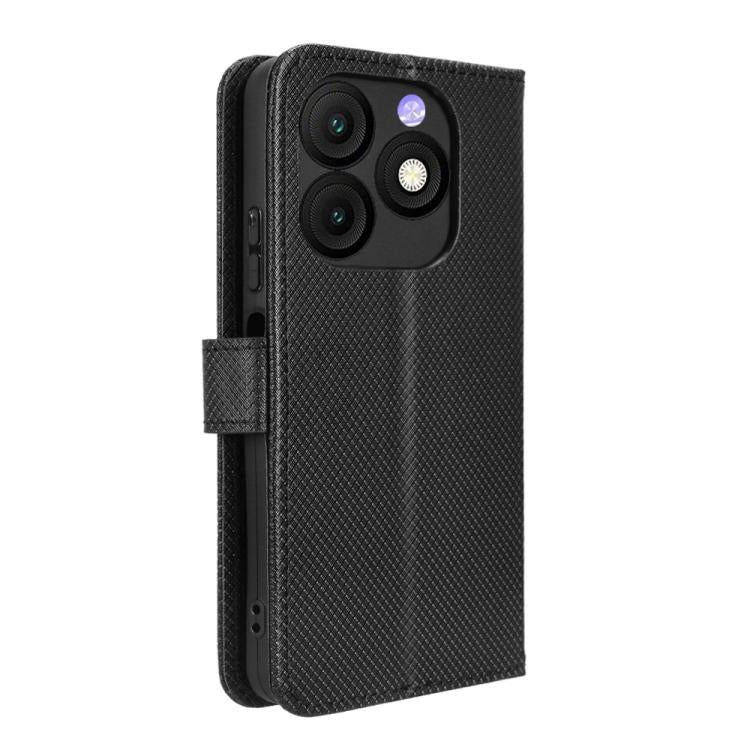For itel Zeno 10 Diamond Texture Leather Phone Case