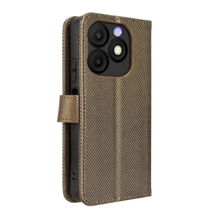 For itel Zeno 10 Diamond Texture Leather Phone Case