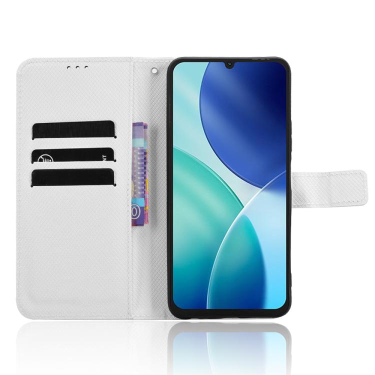 For itel A100 4G Diamond Texture Leather Phone Case
