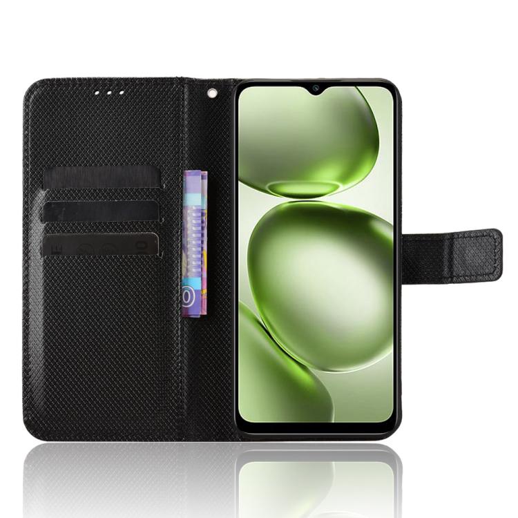 For itel A100C 4G Diamond Texture Leather Phone Case