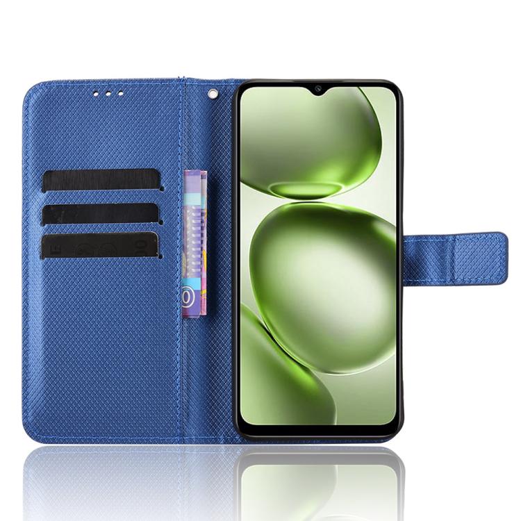 For itel A100C 4G Diamond Texture Leather Phone Case
