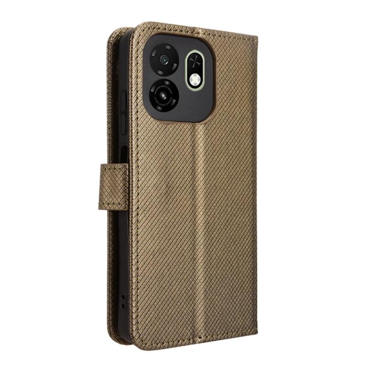 For itel A100C 4G Diamond Texture Leather Phone Case