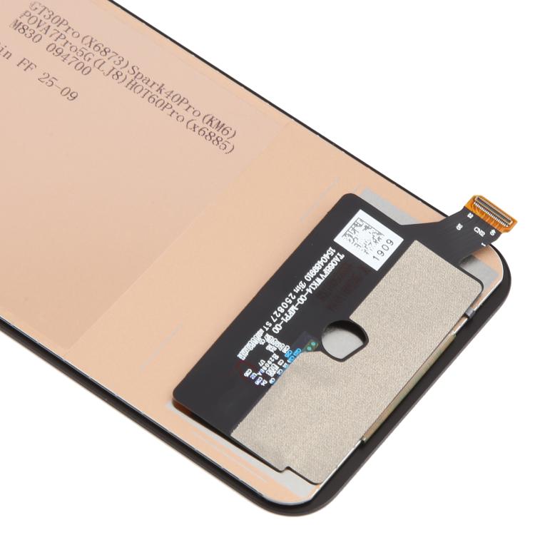 For Tecno Spark 40 Pro 4G KM6 OEM LCD Screen with Digitizer Full Assembly