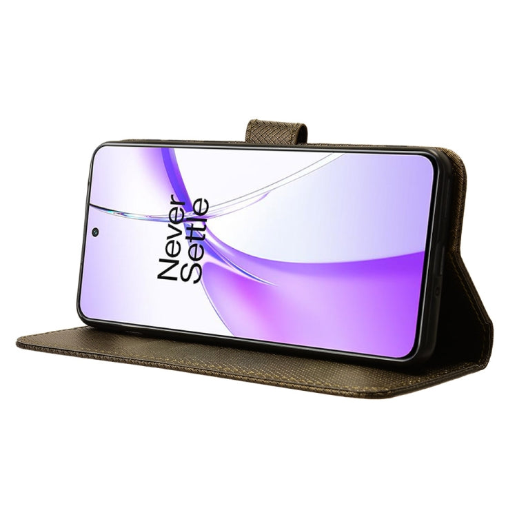 For OnePlus Nord CE4 5G Diamond Texture Leather Phone Case