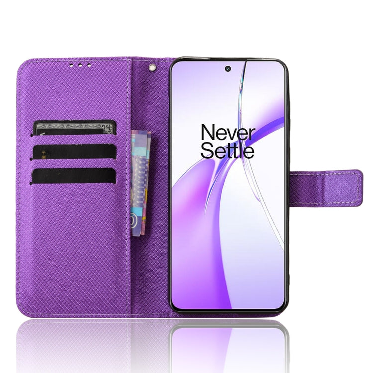 For OnePlus Nord CE4 5G Diamond Texture Leather Phone Case