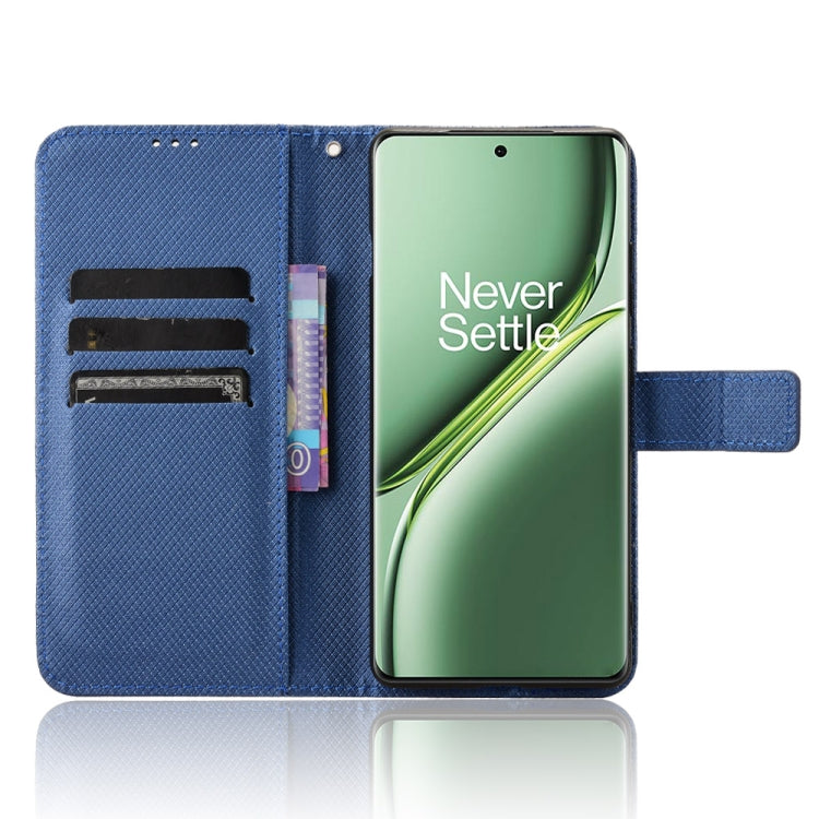 For OnePlus Ace 3 Pro Diamond Texture Leather Phone Case