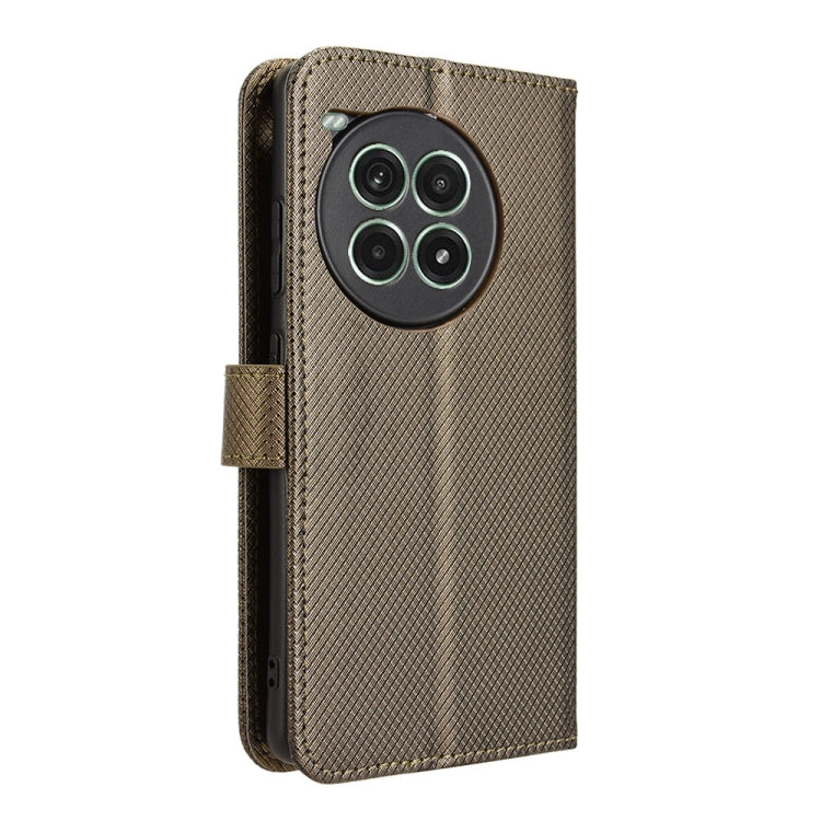 For OnePlus Ace 3 Pro Diamond Texture Leather Phone Case