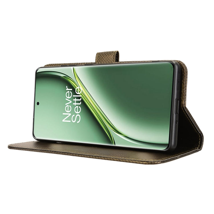 For OnePlus Ace 3 Pro Diamond Texture Leather Phone Case