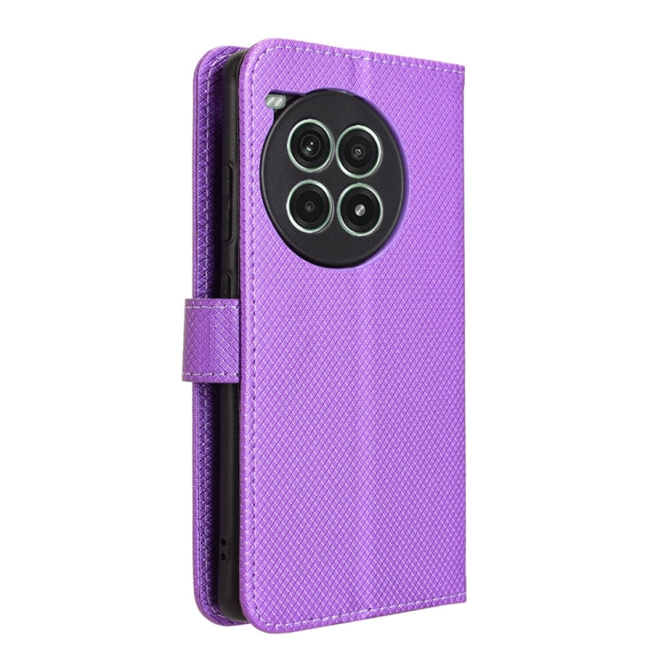 For OnePlus Ace 3 Pro Diamond Texture Leather Phone Case
