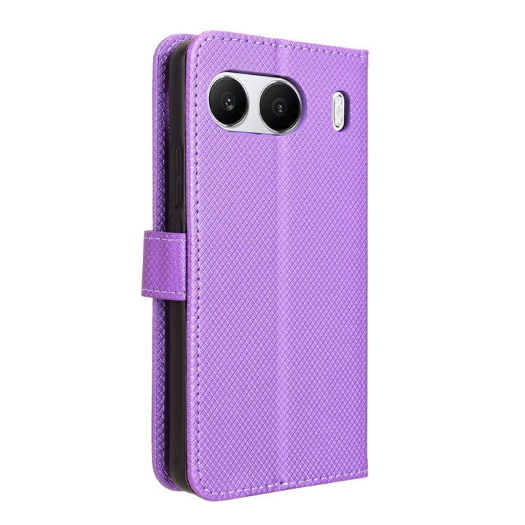 For OnePlus Nord 4 5G Diamond Texture Leather Phone Case
