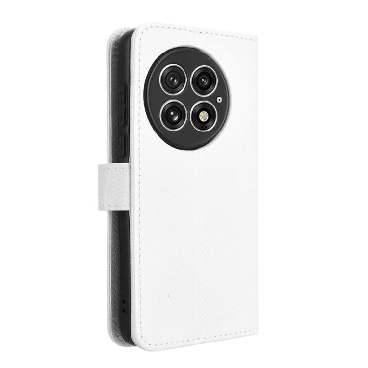 For OnePlus 13 5G Diamond Texture Leather Phone Case