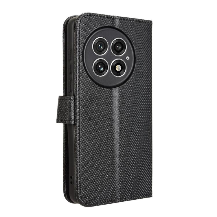For OnePlus 13 5G Diamond Texture Leather Phone Case
