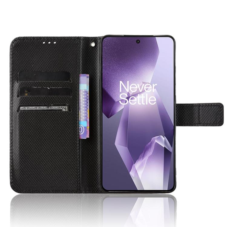For OnePlus Ace 5 5G / 5 Pro 5G / 13R 5G Diamond Texture Leather Phone Case