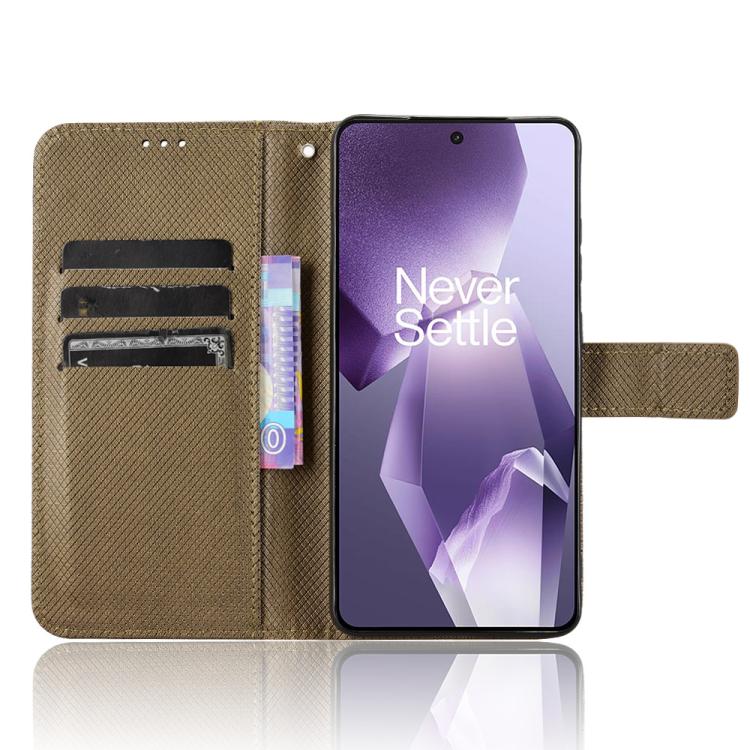 For OnePlus Ace 5 5G / 5 Pro 5G / 13R 5G Diamond Texture Leather Phone Case