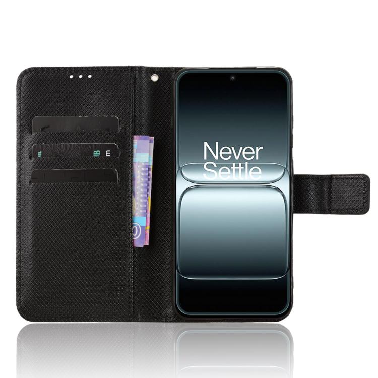 For OnePlus 13T Diamond Texture Leather Phone Case