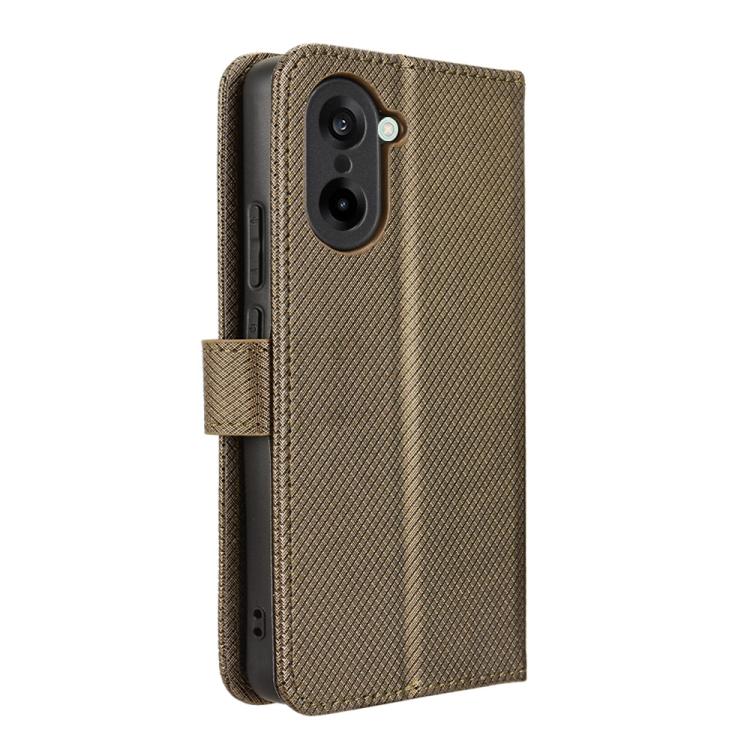 For OnePlus Nord CE5 / Ace 5 Racing 5G Diamond Texture Leather Phone Case