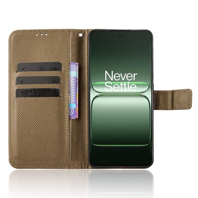 For OnePlus Nord CE5 / Ace 5 Racing 5G Diamond Texture Leather Phone Case