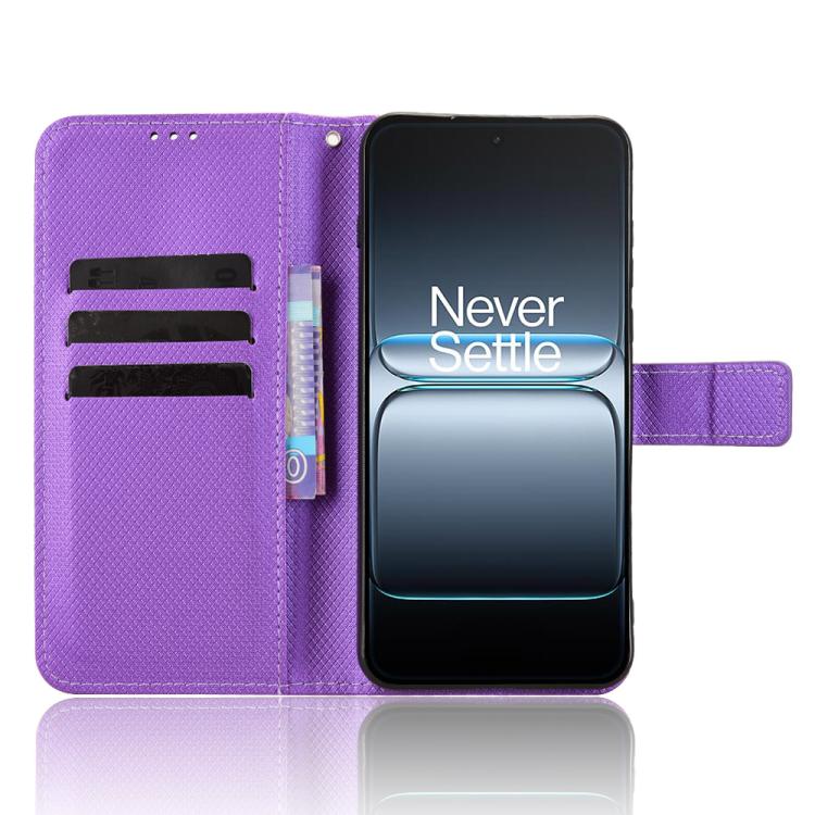 For OnePlus Nord 5 / Ace 5 Ultra 5G Diamond Texture Leather Phone Case
