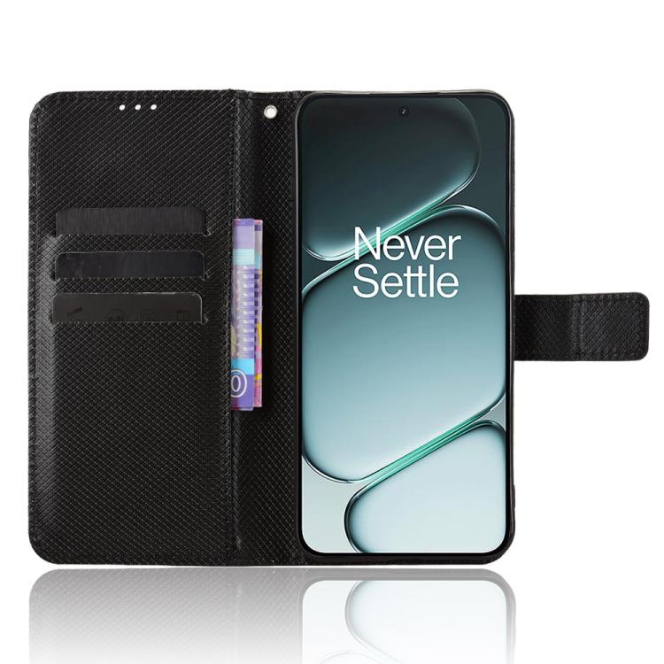For OnePlus Ace 6 / Ace 6T / 15R Diamond Texture Leather Phone Case