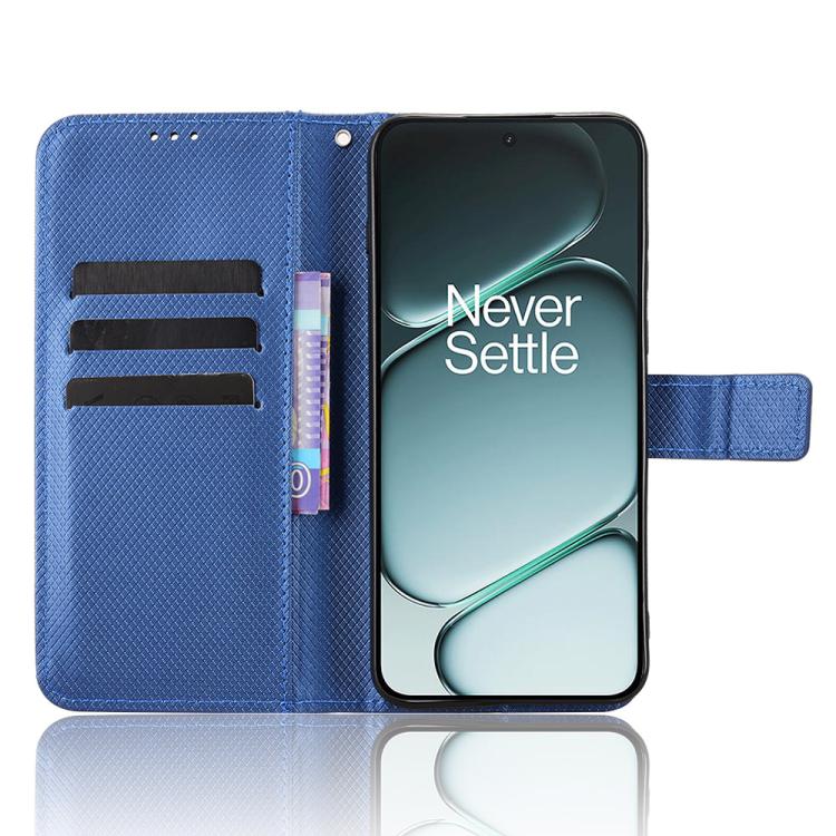 For OnePlus Ace 6 / Ace 6T / 15R Diamond Texture Leather Phone Case