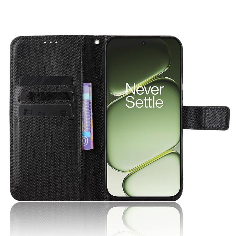 For OnePlus Nord 6 5G / Turbo 6 Diamond Texture Leather Phone Case