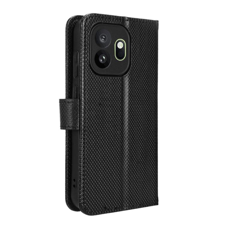 For OnePlus 15T Diamond Texture Leather Phone Case