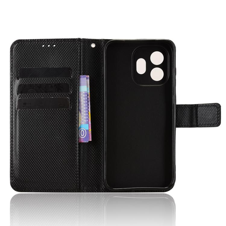For OnePlus 15T Diamond Texture Leather Phone Case