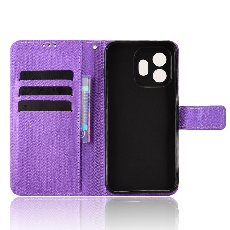 For OnePlus 15T Diamond Texture Leather Phone Case