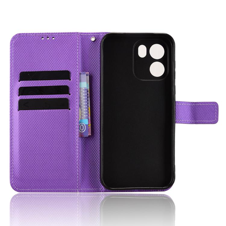 For OnePlus Turbo 6V 5G Diamond Texture Leather Phone Case