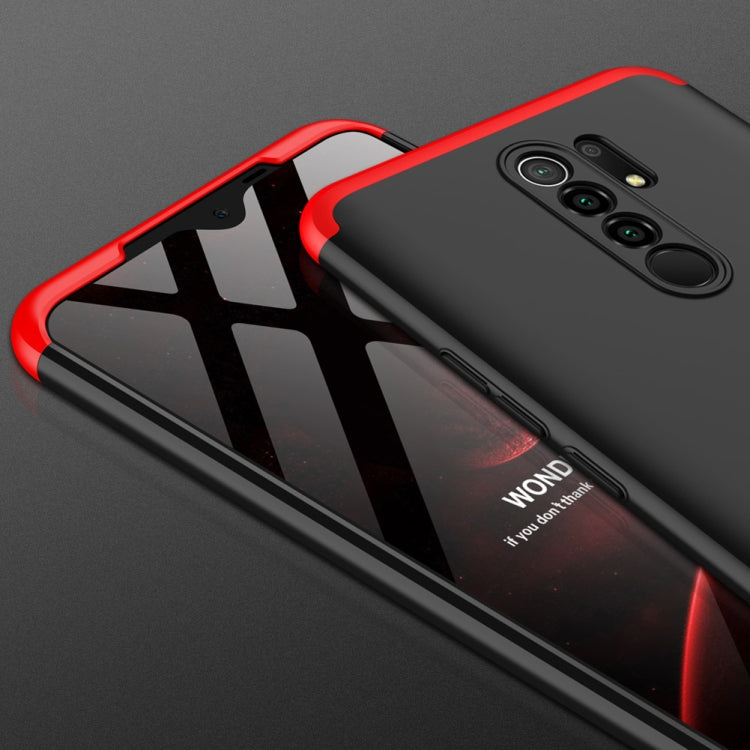 For Xiaomi Redmi 9 GKK Three Stage Splicing Full Coverage PC Protective Case