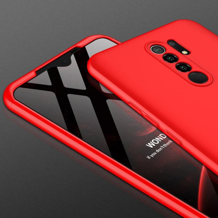 For Xiaomi Redmi 9 GKK Three Stage Splicing Full Coverage PC Protective Case