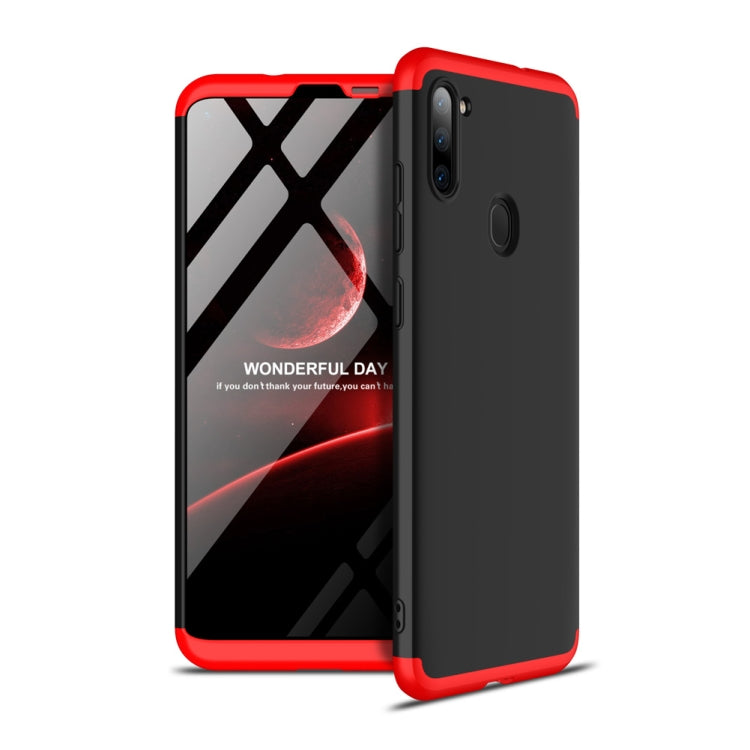 For Samsung Galaxy A11 GKK Three Stage Splicing Full Coverage PC Protective Case