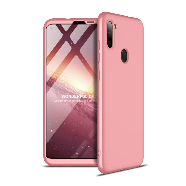 For Samsung Galaxy A11 GKK Three Stage Splicing Full Coverage PC Protective Case