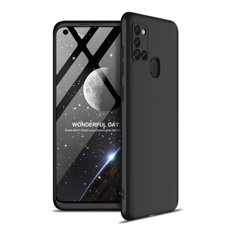 For Samsung Galaxy A21s GKK Three Stage Splicing Full Coverage PC Protective Case