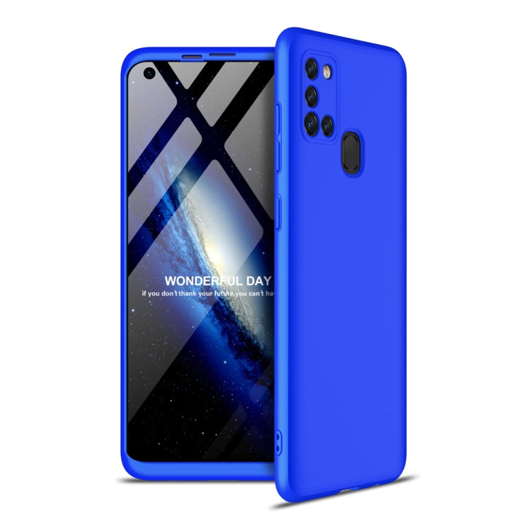 For Samsung Galaxy A21s GKK Three Stage Splicing Full Coverage PC Protective Case