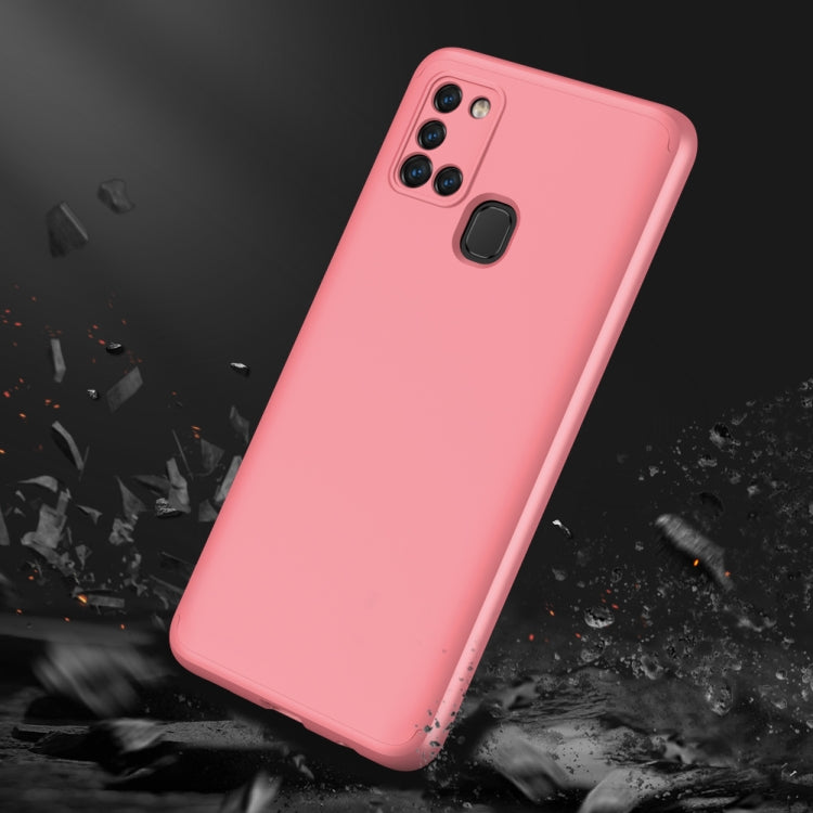 For Samsung Galaxy A21s GKK Three Stage Splicing Full Coverage PC Protective Case