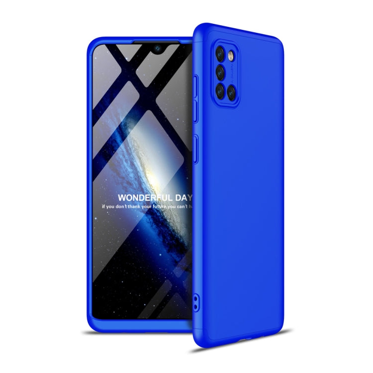 For Samsung Galaxy A31 GKK Three Stage Splicing Full Coverage PC Protective Case