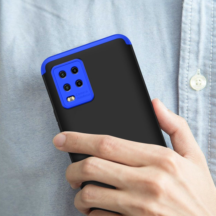 For Xiaomi Mi 10 Lite 5G GKK Three Stage Splicing Full Coverage PC Protective Case