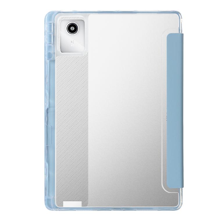 For Lenovo Xiaoxin Pad 11 2025 Clear Acrylic Deformation Leather Tablet Case