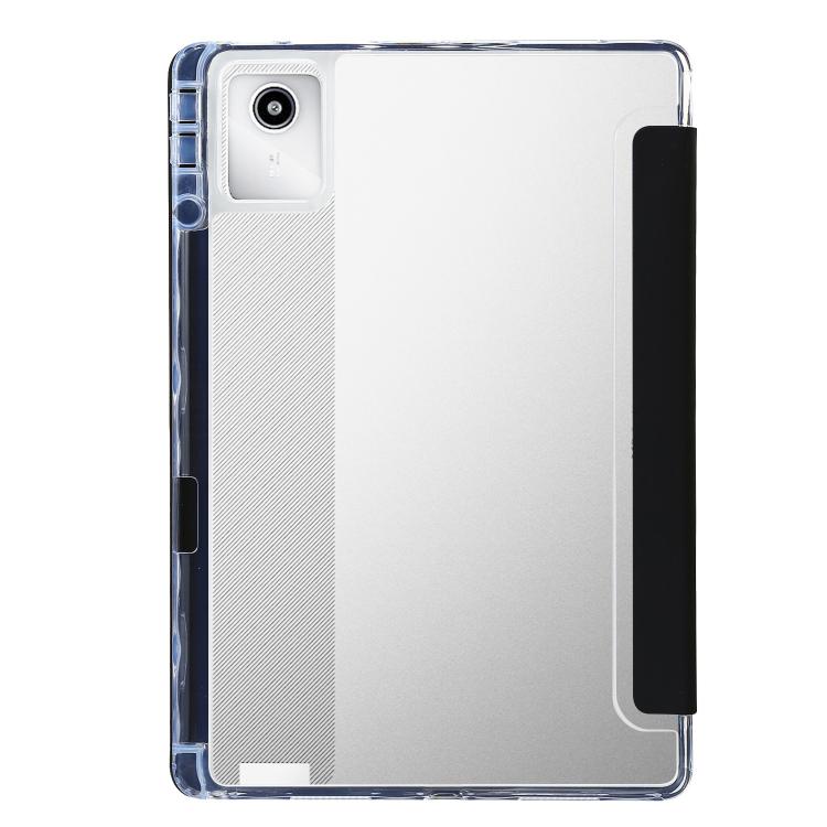 For Lenovo Xiaoxin Pad 11 2025 Clear Acrylic Deformation Leather Tablet Case