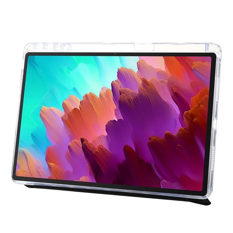 For Lenovo Xiaoxin Pad 11 2025 Clear Acrylic Deformation Leather Tablet Case