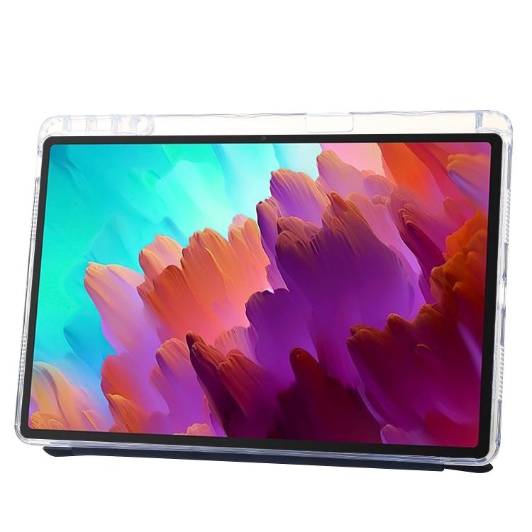 For Lenovo Xiaoxin Pad 11 2025 Clear Acrylic Deformation Leather Tablet Case