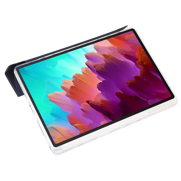 For Lenovo Xiaoxin Pad 11 2025 Clear Acrylic Deformation Leather Tablet Case