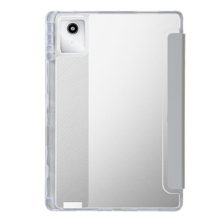 For Lenovo Xiaoxin Pad 11 2025 Clear Acrylic Deformation Leather Tablet Case