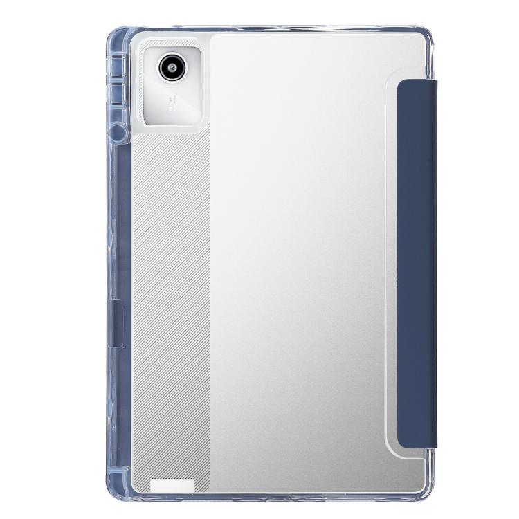 For Lenovo Xiaoxin Pad 11 2025 Clear Acrylic Deformation Leather Tablet Case