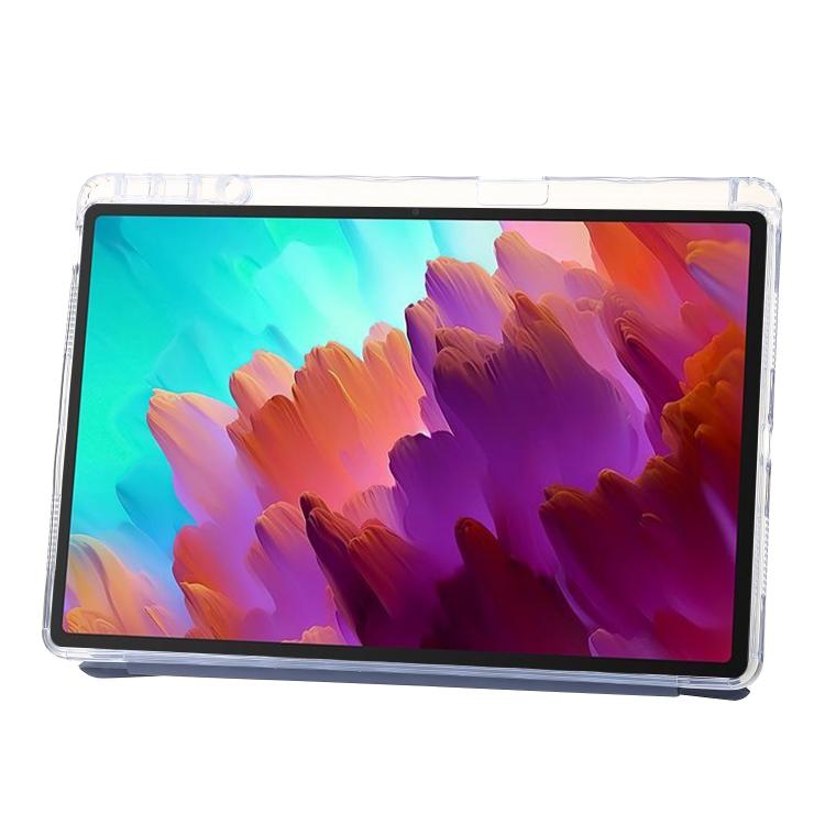 For Lenovo Xiaoxin Pad 11 2025 Clear Acrylic Deformation Leather Tablet Case