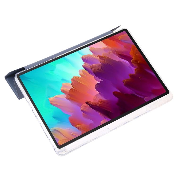 For Lenovo Xiaoxin Pad 11 2025 Clear Acrylic Deformation Leather Tablet Case